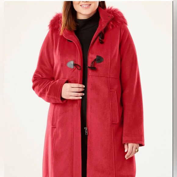 Jessica London red coat - Picture 1 of 10
